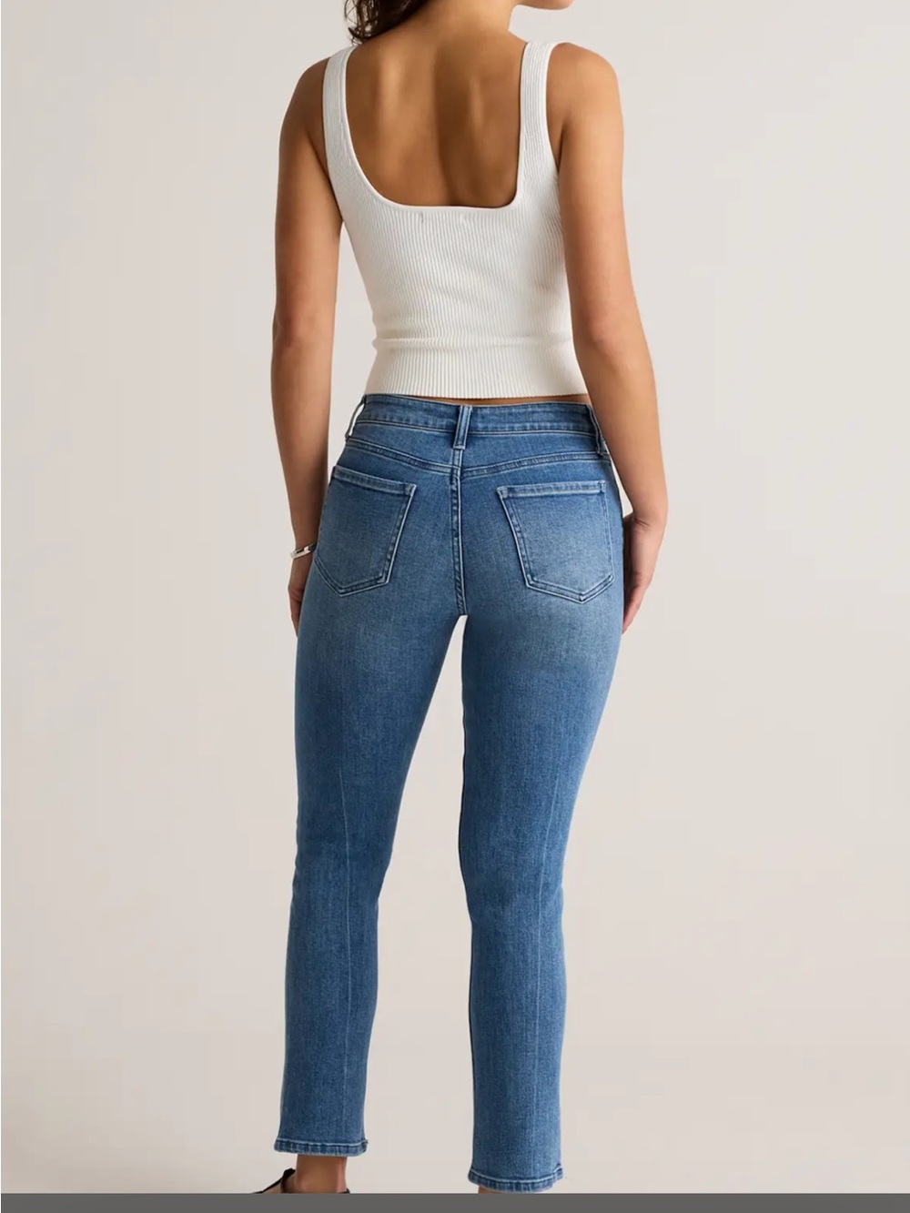 Womens William Rast Slim Straight Jeans in Medium Wash Size 26